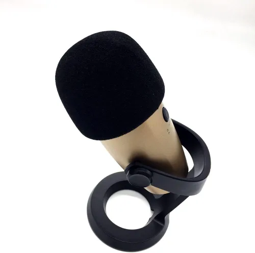 Vista 5 de Filtro Pop para Blue Yeti Nano Deadcat Wind Muff para Blue Yeti Nano Micrófono Cubierta de espuma Parabrisas para Blue Yeti Nano Mic (negro)