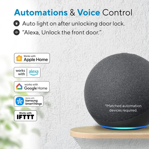 Vista 7 de ULTRALOQ Bolt SE Wi-Fi Smart Lock, materia sobre hilo, acceso remoto a la Funciona con Apple Home, Alexa, Google, cerraduras inteligentes
