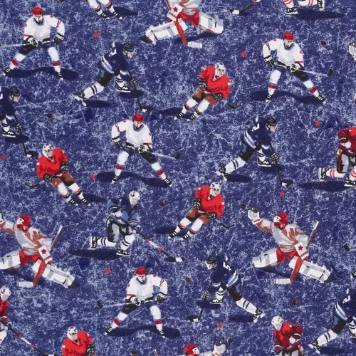Mook Fabrics Franela PRT Hockey, corte gris por The Yard