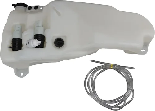 Vista 263 de TRQ Conjunto de depósito del limpiaparabrisas con bomba de lavado compatible con modelos Toyota Camry construidos en Japón 2007-2011, primer dígito