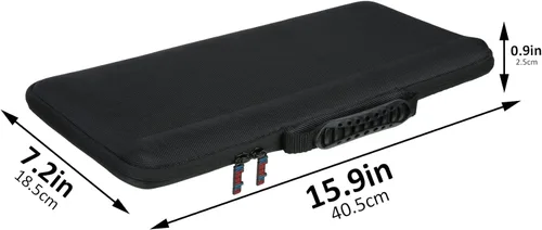 Vista 4 de Khanka - Funda de viaje rígida de repuesto para teclado inalámbrico multidispositivo Logitech K780