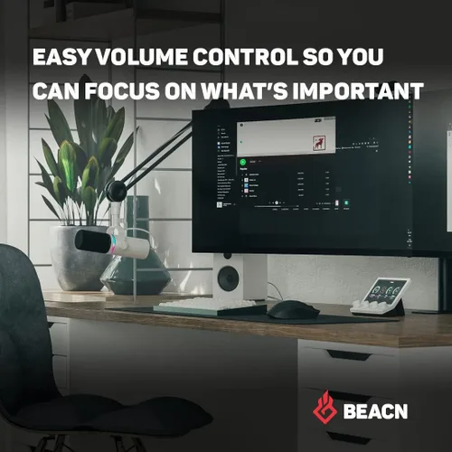 Vista 14 de BEACN Mix (Light) - Mezclador y controlador de audio USB-C, pantalla de 5 Claro