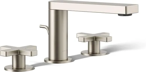 Vista 15 de Kohler 73060-3-TT Composed Grifo de lavabo de baño con asas cruzadas, 1.2 gpm, titanio vibrante