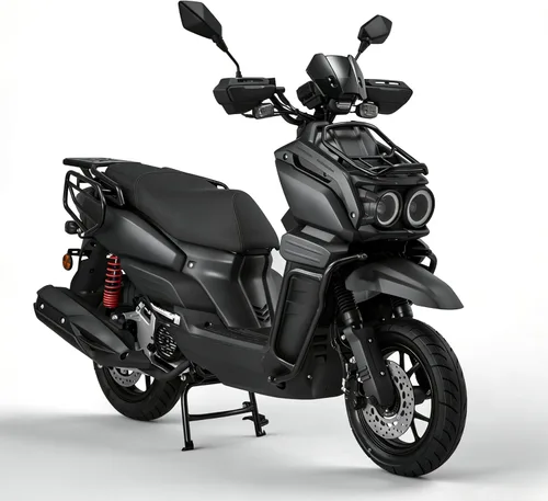 Vista 8 de Mokuo - Guardamanos de motocicleta para Yamaha Zuma 125 2022-2023 – Deflector de viento en manillar, protector de mano