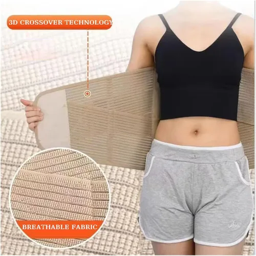 Vista 6 de Soporte lumbar posoperatorio para hernia de disco y alivio de la ciática, cinturón de soporte de cintura abdominal para mujeres (tamaño: M/M, XL/XL)