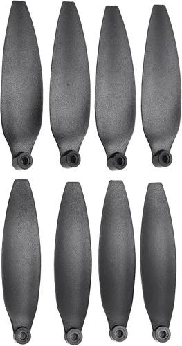 Vista 5 de Juego de hélice de mini dron, hélice de dron de bajo ruido, prueba de equilibrio dinámico, accesorios de repuesto de cuchillas de hélice para X8