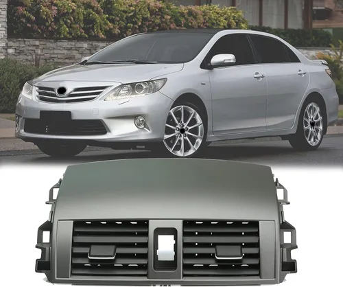 Vista 2 de Panel de ventilación de aire con salida de aire acondicionado para tablero central compatible con Toyota Corolla 2008-2013, reemplaza 55670-02160