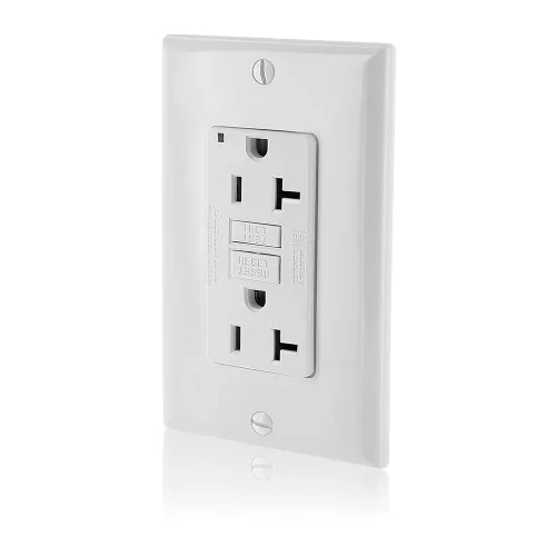 Vista 21 de Leviton Combinación GFCI de autoprueba SmartlockPro de 15 A con USB tipo A y tipo C en pared, cargador USB para teléfonos inteligentes y tabletas