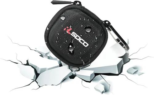 Vista 3 de RLSOCO Funda rígida para JBL Tune 225TWS/Tour PRO+/Live PRO+ True Wireless Earbud - Negro Bolsa de almacenamiento a prueba de golpes, a prueba