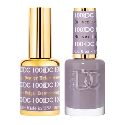 DND - Juego de esmaltes de gel, colección gris, esmalte de gel UV/LED y esmalte de uñas secado al aire, dúo de esmalte a juego sin astillas, 0.5