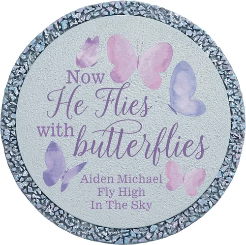 Vista 12 de Let's Make Memories Piedra conmemorativa de cruz personalizada - Condolencias - Marcador de jardín