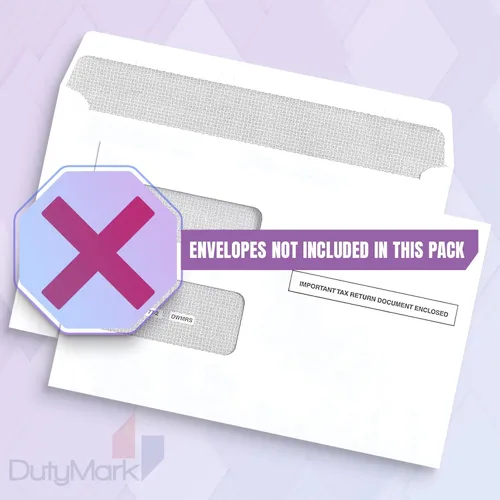 Vista 3 de 1099 Misc Forms 2024 Lazer - Kit de formularios de impuestos de 4 partes para 10 proveedores, paquete económico para empresas diseñado