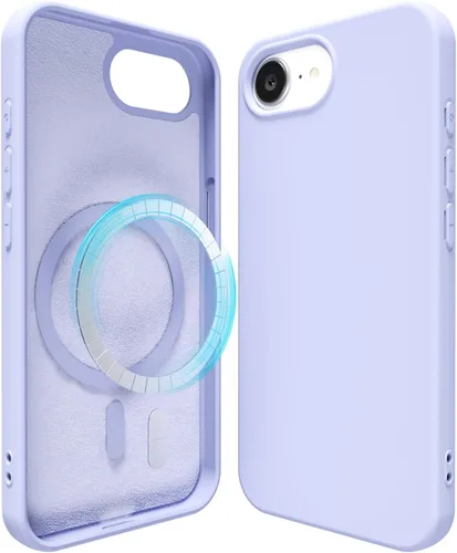 Vista 108 de oakxco Magsafe Silicone Mobile Phone Case Colourful Ultra Thin Slim Case Plain Mobile Phone Case Girls Magnetic Inductive Charging Protective Case
