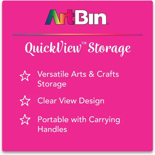 Vista 6 de ArtBin, maletín con almacenamiento central para transportar