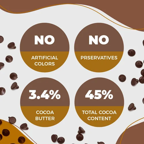 Vista 2 de Lieber's - Chips de chocolate real semitulce vegano, 9 onzas, sin gluten, sin lácteos, Kosher Parve, chips de chocolate bajos en calorías