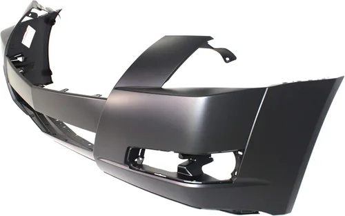 Vista 3 de Evan Fischer Cubierta de parachoques delantero compatible con Cadillac CTS 2008-2014 de 4 puertas, Sedán, para modelos con faros halógenos