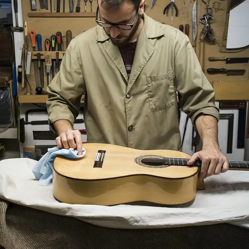 Vista 6 de 4 paños suaves para violín de 11.8 x 11.8 pulgadas, paños de limpieza de microfibra suaves sin pelusas, paño de limpieza de guitarra para guitarra