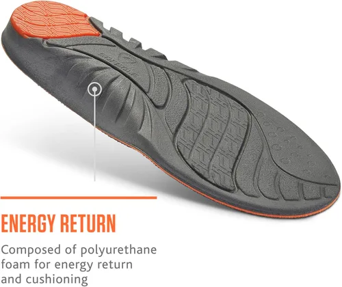 Vista 3 de Sof Sole Plantillas para Hombres de Arco Alto de Espuma de Longitud Completa de Alto Rendimiento Inserción para Zapatos