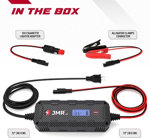 Vista 8 de Cargador de batería Mazda Cargador de goteo Acondicionador Mantenedor (sin modo de litio) 12V 6A