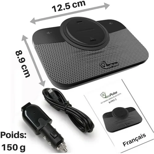 Vista 7 de Altavoz de coche B-PRO 2B Kit manos libres, 6W Hi-Fi Altavoces, con Bluetooth Automático Multipunto Conexión Teléfono Celular