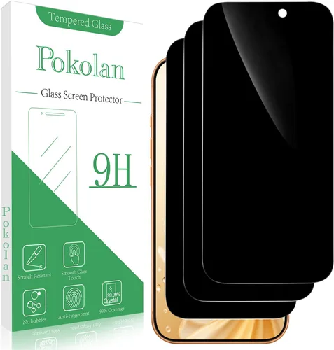 Vista 16 de Pokolan Protector de pantalla de privacidad diseñado para iPhone 11 Pro Max Negro