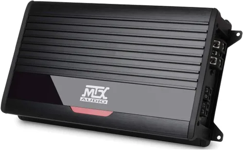 MTX THUNDER1000.1 Clase D 1000 vatios RMS mono bloque compacto vehículo estéreo sistema de sonido amplificador con refuerzo de graves seleccionable,