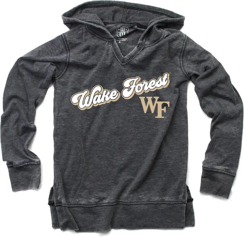 Vista 42 de Wes and Willy NCAA Camiseta con Capucha de Cuello en V para Niñas