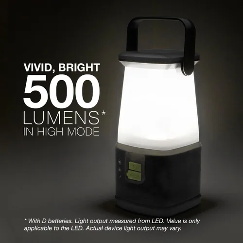 Vista 6 de ENERGIZER WeatheReady - Linterna LED para campamento PRO-360, luz de tienda IPX4 resistente al agua, linternas ultra brillantes alimentadas por