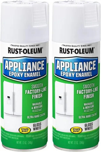 Vista 9 de Rust-Oleum 7882830 - Pintura en aerosol de epoxi para electrodomésticos, 12 onzas, color almendra