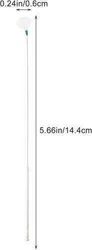 Vista 4 de SUPVOX 2 unids Earpick con pluma de ganso cera de oído palo de limpieza removedor de cera de oído herramientas de limpieza