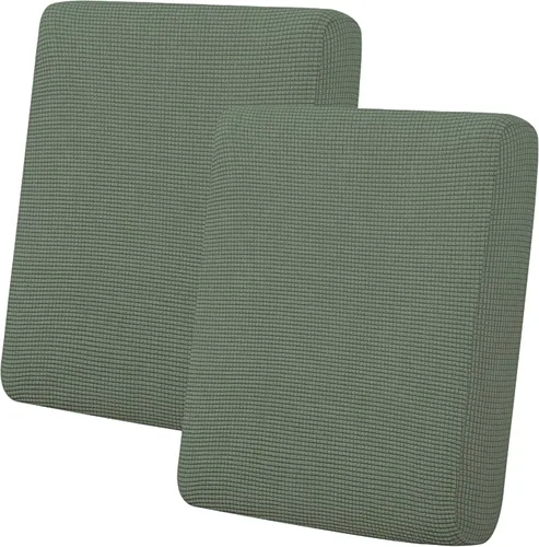 Vista 129 de Easy-Going - Funda de cojín elástica individual para sofá biplaza, sillón, funda de cojín protectora, suave, flexible con parte inferior elástica
