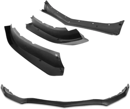 Vista 4 de Q1-TECH, 9 piezas de difusor de parachoques delantero y falda lateral compatible con Cadillac ATS 2013-2014, kit de cuerpo de barbilla de aire