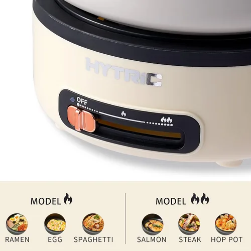 Vista 7 de HYTRIC Hervidor eléctrico de viaje 650ML y cocina eléctrica plegable 2L
