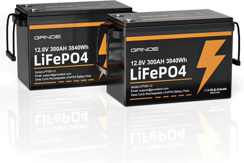 Vista 14 de Batería LiFePO4 de 12 V 100 Ah, batería de litio de ciclo profundo, tamaño grupo 24, BMS de 100 A integrado, más de 15000 ciclos, batería ligera