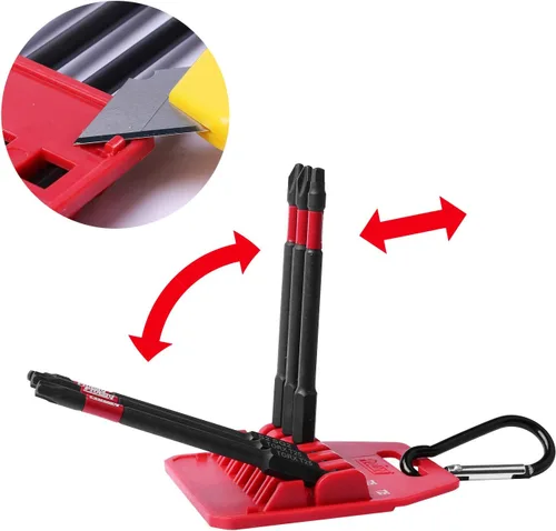 Vista 3 de Protorq - Juego de brocas de impacto con clip, 2 Phillips, 6 piezas, resistencia industrial, longitud de 3 1/2 pulgadas, vástago hexagonal de 1/4