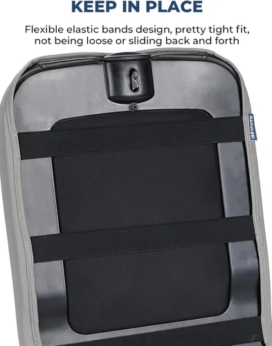 Vista 6 de ISSYAUTO - Funda de consola central, consola de asiento auxiliar, cubierta de cuero para reposabrazos, cubierta de reposabrazos para automóvil