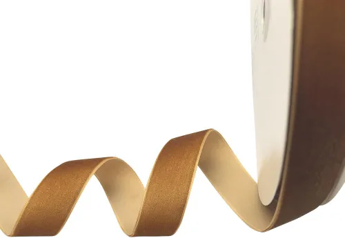 Vista 112 de Chenkou Craft Cinta de Terciopelo Beige 25 Yardas 1/4" Lotes a Granel (Beige, 1/4"(6mm))