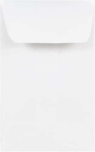 Vista 24 de JAM PAPER Sobres de negocios de monedas #1 - 2 1/4 x 3 1/2 - Negro liso - Paquete de 50