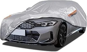 Funda universal para automóvil con protección UV, resistente al viento, al polvo, a los arañazos, para exteriores, universal, para automóvil