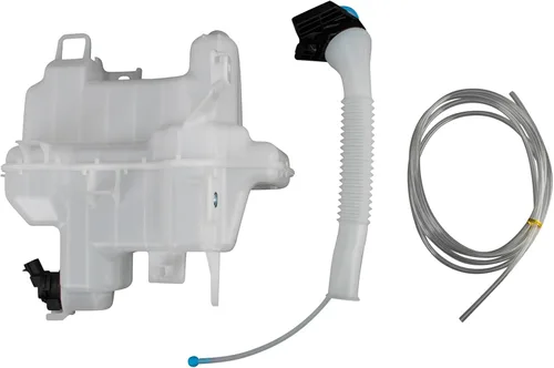 Vista 315 de TRQ Conjunto de depósito del limpiaparabrisas con bomba de lavado compatible con modelos Toyota Camry construidos en Japón 2007-2011, primer dígito