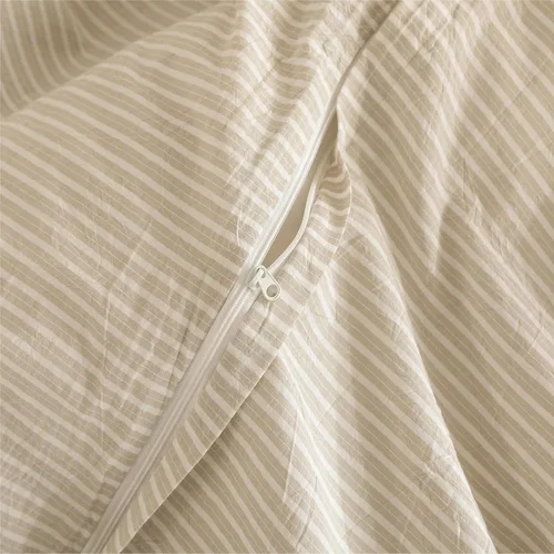 Vista 174 de JIYUAN - Juego de 3 piezas de 1 funda de edredón de algodón 100% lavado de 90x90 pulgadas (relleno no incluido) y 2 fundas de almohada, cómodo