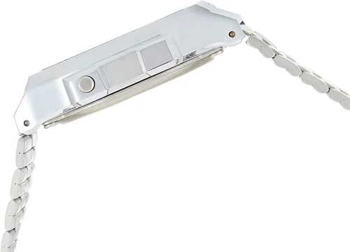 Vista 3 de Casio A168WEM-2 - Reloj digital para hombre, con esfera de espejo, alarma, cronógrafo, iluminador