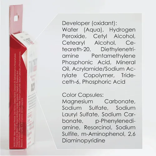 Vista 6 de Kit de Color de Cabello Godefroy para Coloración Localizada, Cubre las Canas, Marrón Oscuro, Kit de 4 Aplicaciones, Paquete de 1