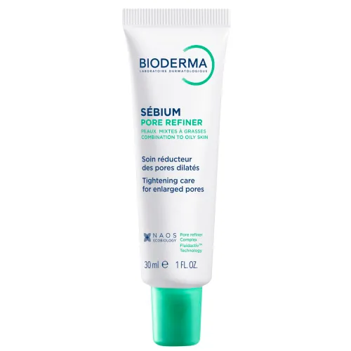 Bioderma Sébium Refinador de Poros Crema, Minimizador de Poros para la Cara, Base de Maquillaje para Pieles Grasas y con Tendencia al Acné