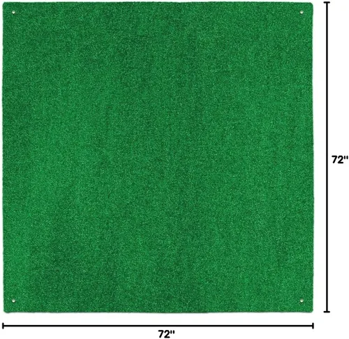 Vista 3 de Tapete de césped para uso en el exterior, verde, varios tamaños para elegir, Sintético, Verde