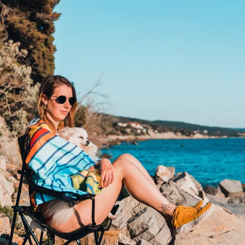 Vista 127 de 4Monster Toalla de playa de microfibra de secado rápido, toalla de viaje ligera súper absorbente para nadadores, toalla de camping sin arena