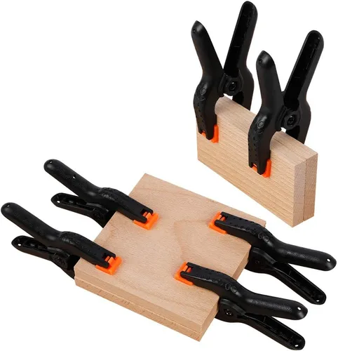 Vista 4 de 10 PIEZAS Abrazaderas de Resorte Grandes de Plástico Profesional de 4.5 Pulgadas de Servicio Pesado para Manualidades o Clips de Plástico y Clips