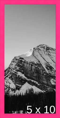 Vista 6 de Frame It Easy Marco de metal dorado brillante de 5 x 10 (Ashford)