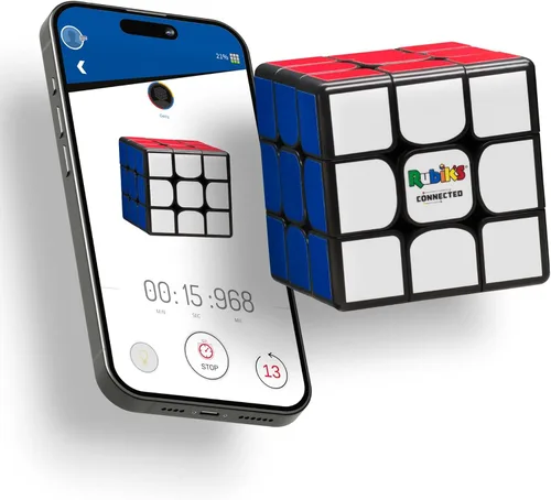 Vista 8 de The Original Rubik’s Connected, Go from Beginner to Pro in No Time. 3x3 Smart Magnetic Intelligent Speed Cube. User Friendly App & Online Battles.