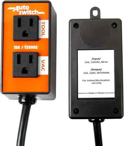 Vista 3 de O'SKOOL El interruptor automático de vacío permite que la herramienta eléctrica encienda y apague la aspiradora/accesorio automáticamente, PTA08